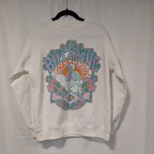 Billabong White Sweatshirt with Vibrant Graphic